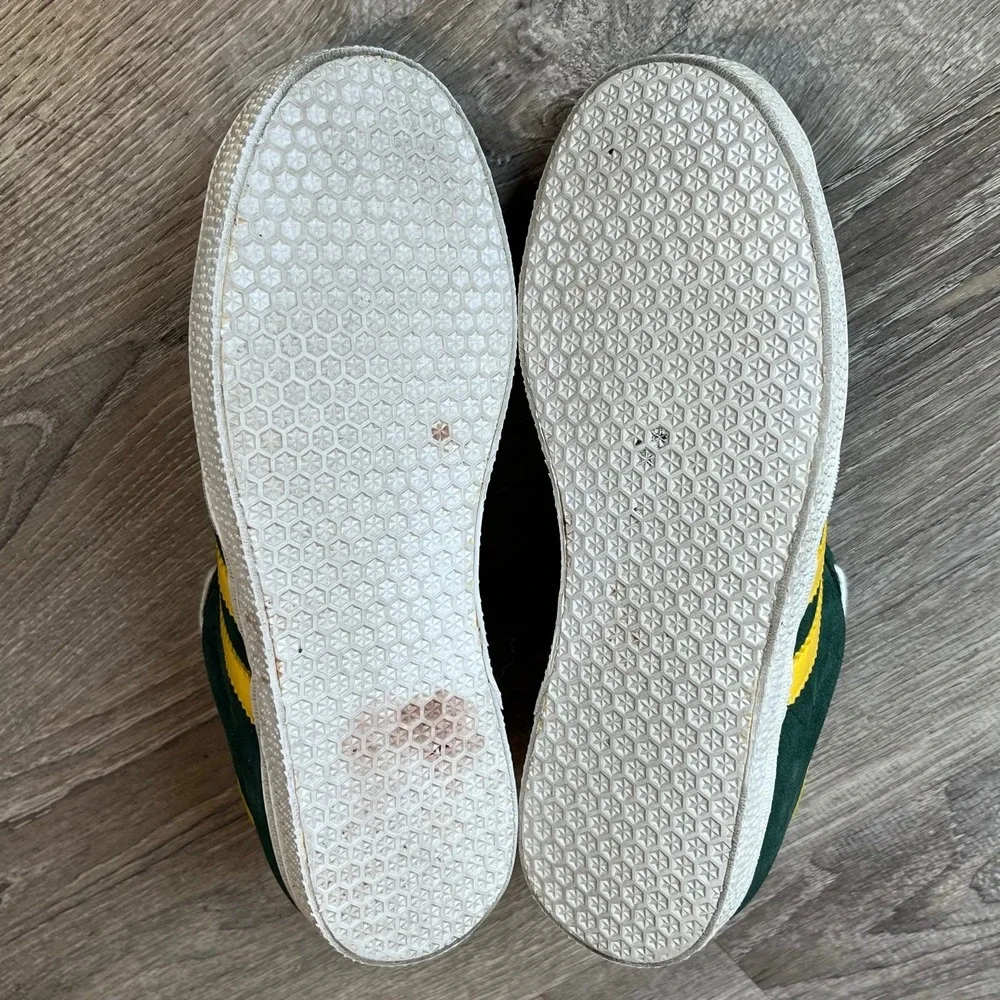 Adidas Originals Gazelle Sneakers‎ Green Yellow Women 6.5 Men 5.5 EU 38
